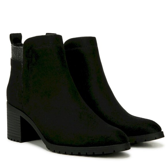 LifeStride Maggie Micro Black Ankle Boots Women's Size 9.5 New in Box - Picture 5 of 8